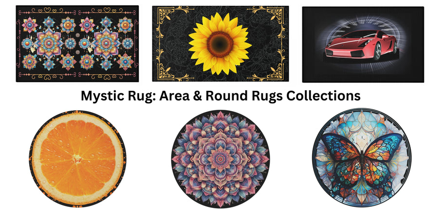 Enhance Your Space with Elegance: Mystic Rug's Stylish Area and Round Rugs
