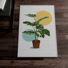 Load image into Gallery viewer, Monstera Alba - Non Slip Accent Rug
