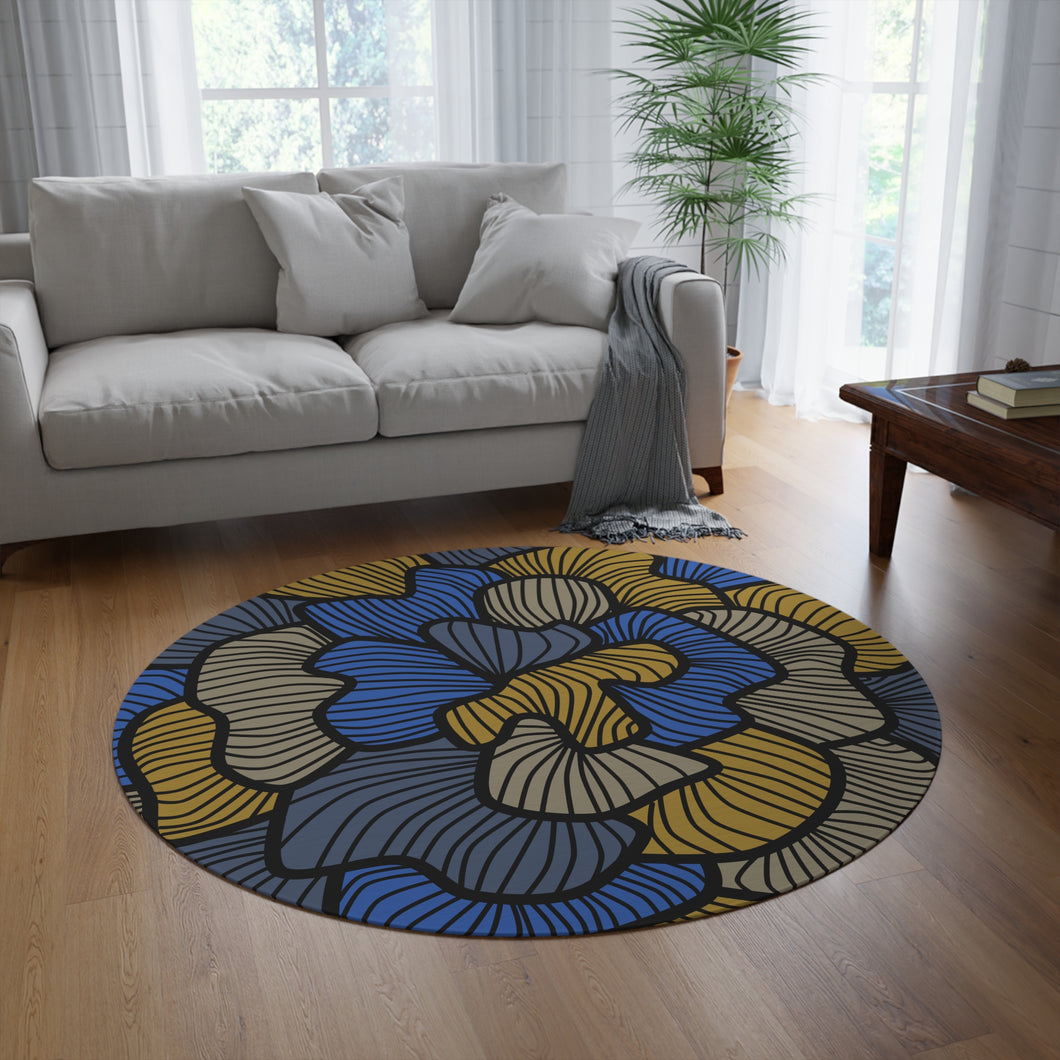 Top Abstract Rose Rug: Mystic Rug