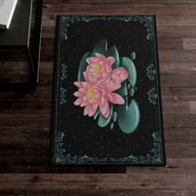 Load image into Gallery viewer, Hardwood Floor Lotus Rug - Non Slip accent rug
