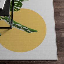 Load image into Gallery viewer, Washable Monstera Alba - Non Slip Accent Rug
