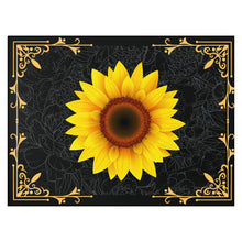Load image into Gallery viewer, Machine Washable Sunflower Rug - Non Slip Accent Rug
