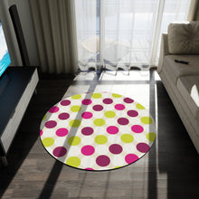 Load image into Gallery viewer, Polka Dot Round Rug at MyStic Rug
