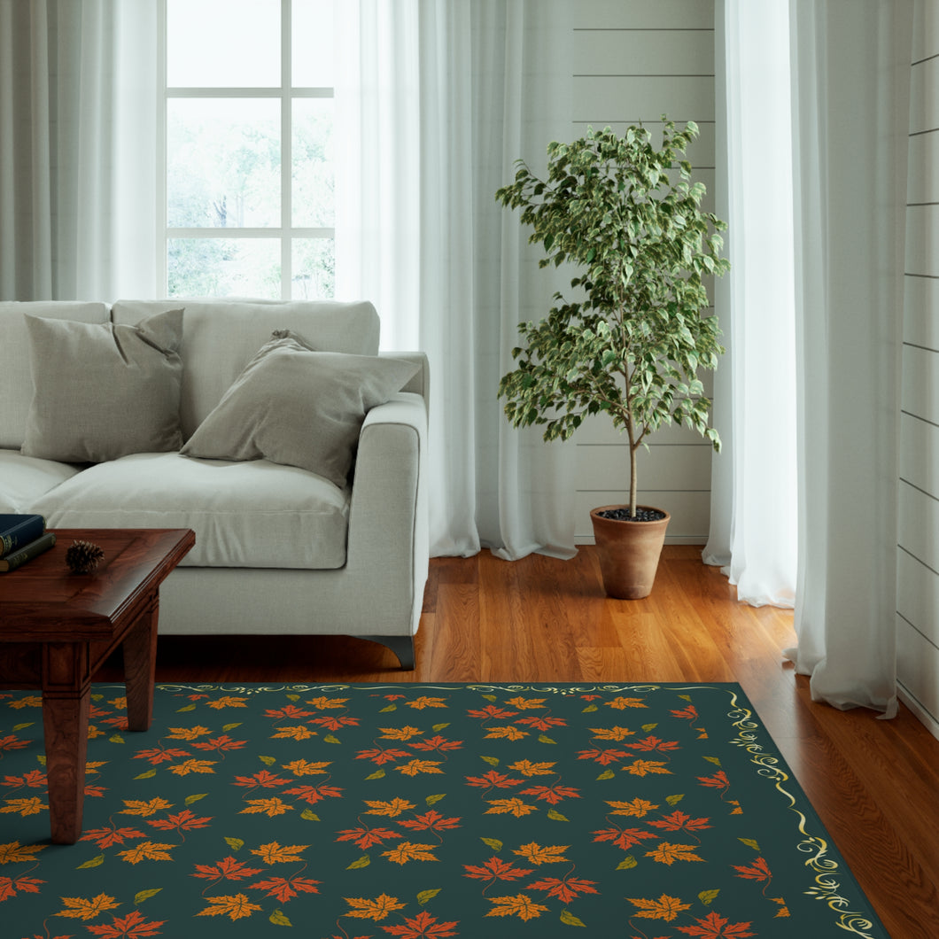 Fall Leaves - Non slip accent rug