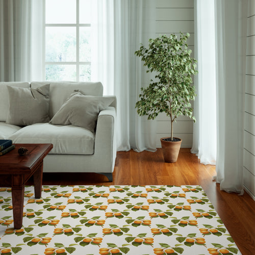 Summer Apricots rug Design