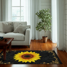 Load image into Gallery viewer, all size Sunflower rug - Non Slip Accent Rug
